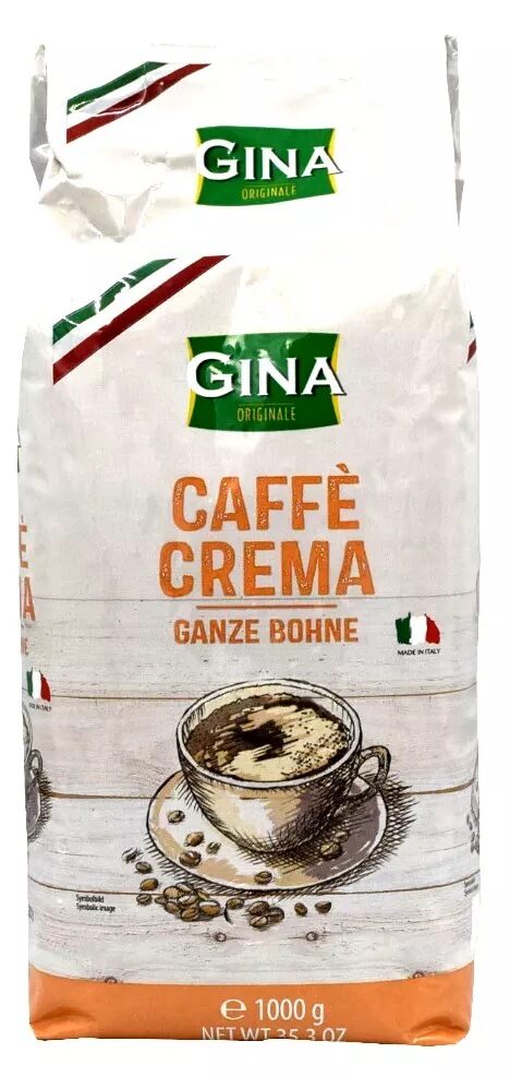 Gina Caffè Crema кофе в зернах 1 кг